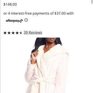 UGG Portola Reversible Hoodie Long Wrap Robe